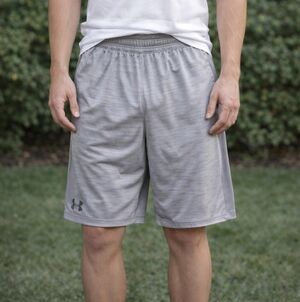Under Armour Men's Light Gray Athletic Shorts